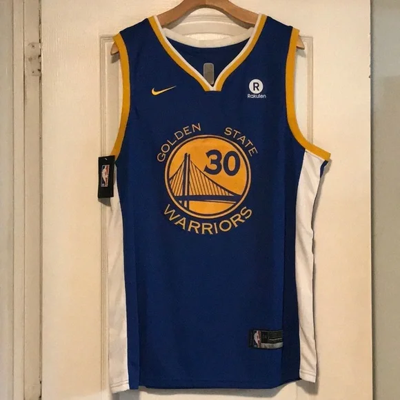 Stephen Curry Golden State Warriors Royal Nike Swingman Basketball Jersey - Picture 2 of 3